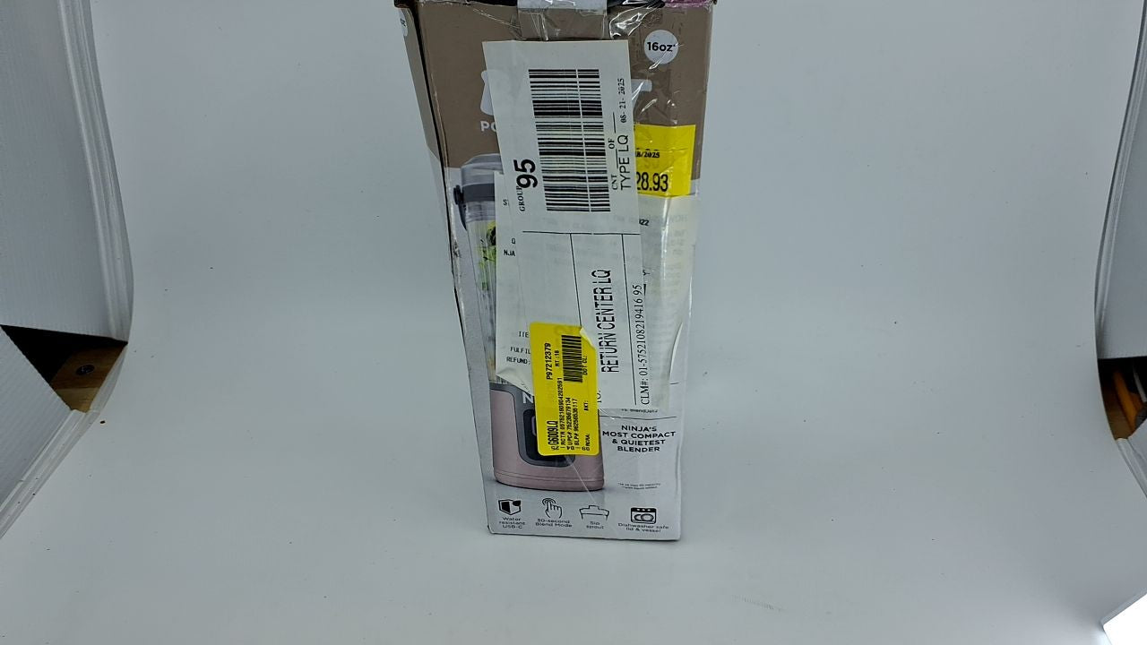 Ninja Blast 16 Oz Personal Blender w/ Leak Proof Lid Dusty Pink