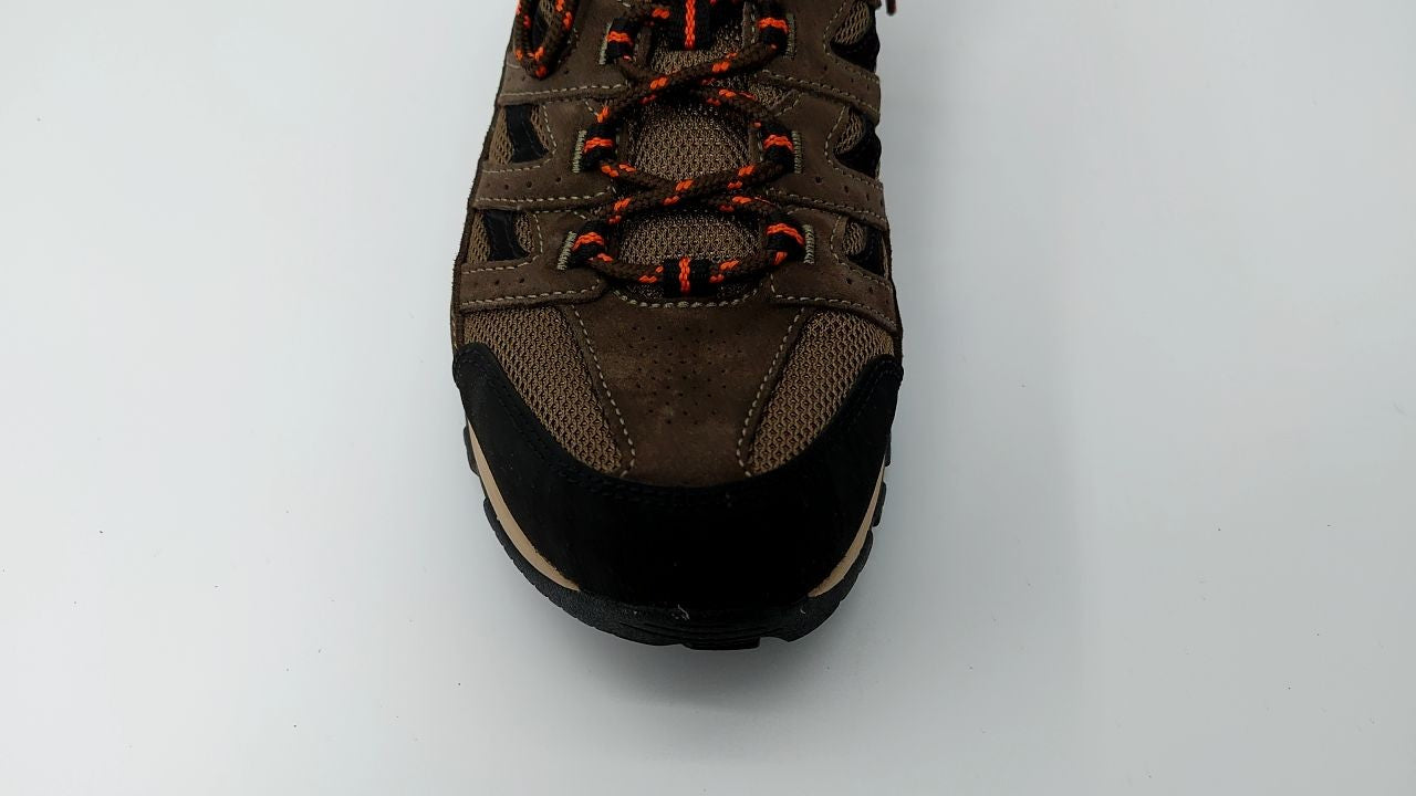 Columbia Mens Crestwood, Camo Brown/Heatwave, 12 Wide