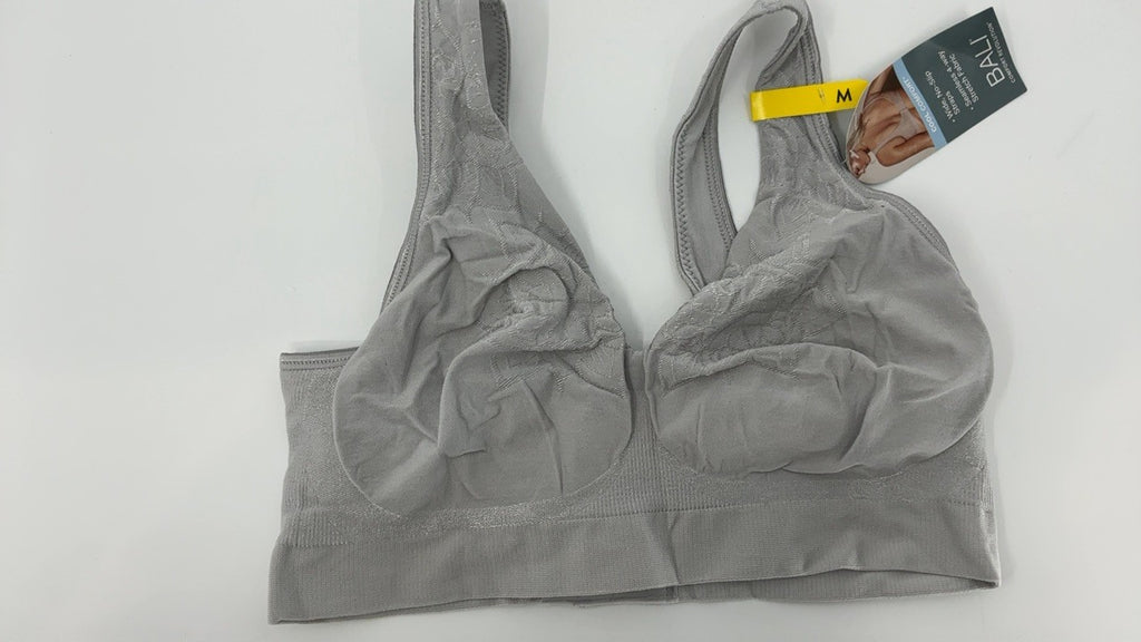 Bali Comfort Revolution Wireless Bra DF3484, Medium, Crystal Grey Aztec