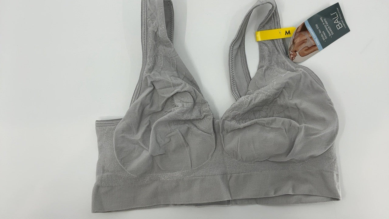 Bali Comfort Revolution Wireless Bra DF3484, Medium, Crystal Grey Aztec