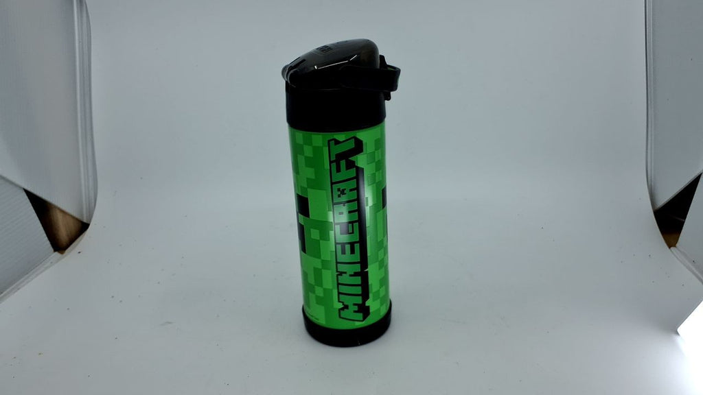 THERMOS FUNtainer 16 Oz Vacuum Bottle w/ Spout Lid, Minecraft Color
