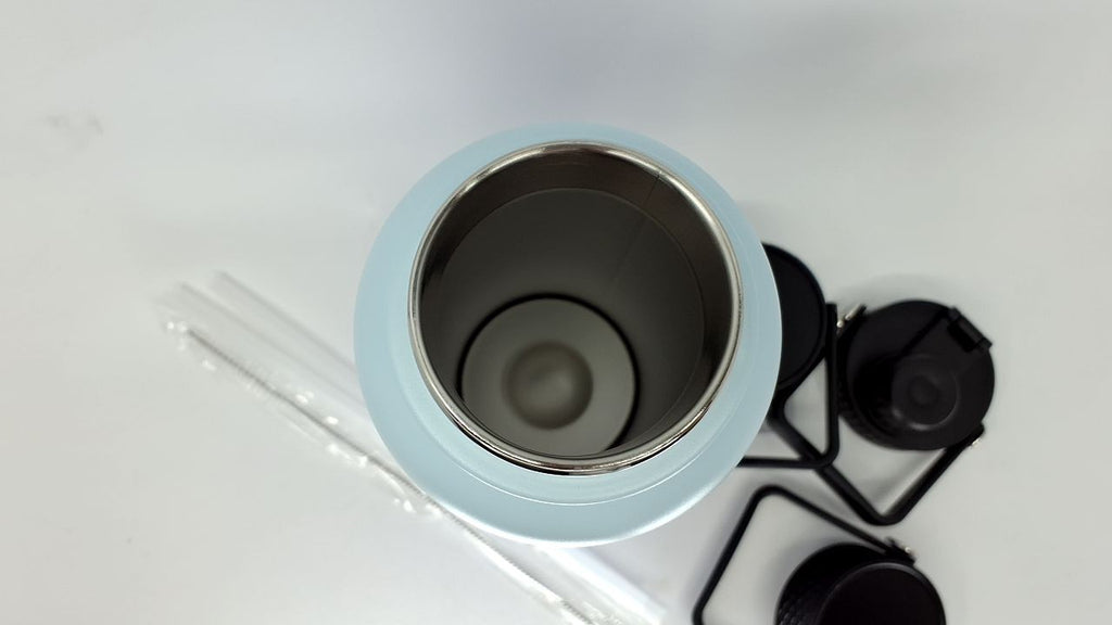 40oz Sky Insulated Water Bottle, 3 Lids, Stainless Steel, BPA Free