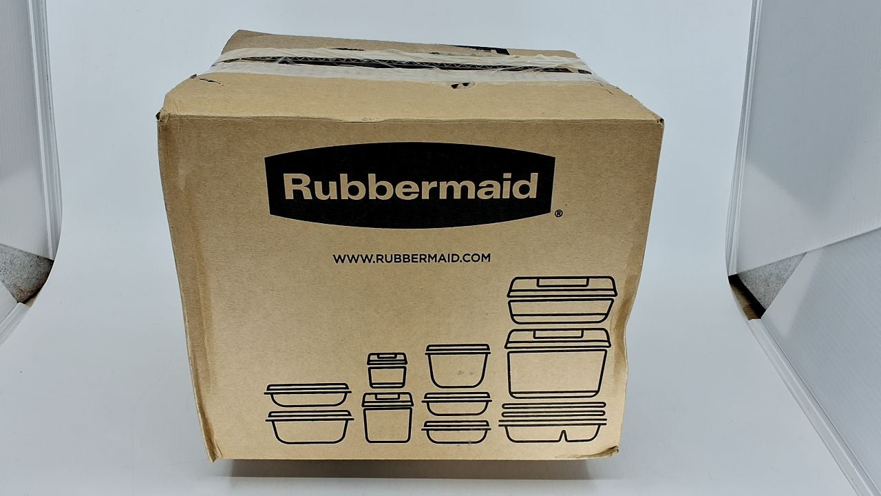 FreshWorks Produce Saver Set, 4 Large Clear Containers, Dishwasher Safe