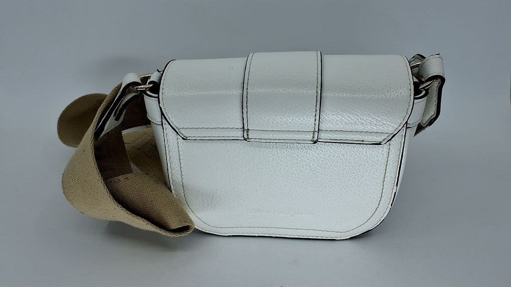 Mini Flap Crossbody Handbag for Women, True Religion, White