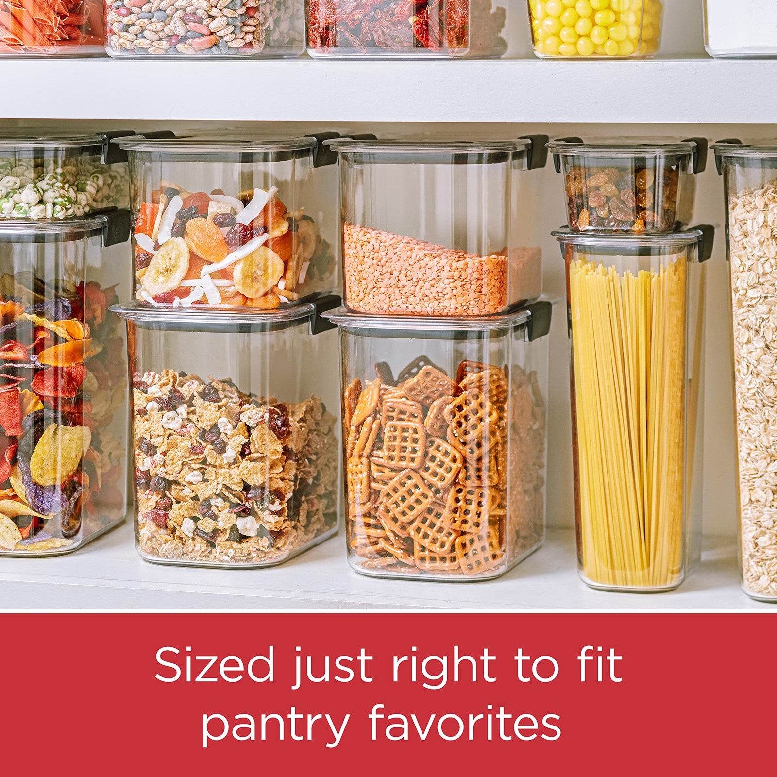 Rubbermaid Brilliance 16-Cup Airtight Food Storage Container Clear/Grey
