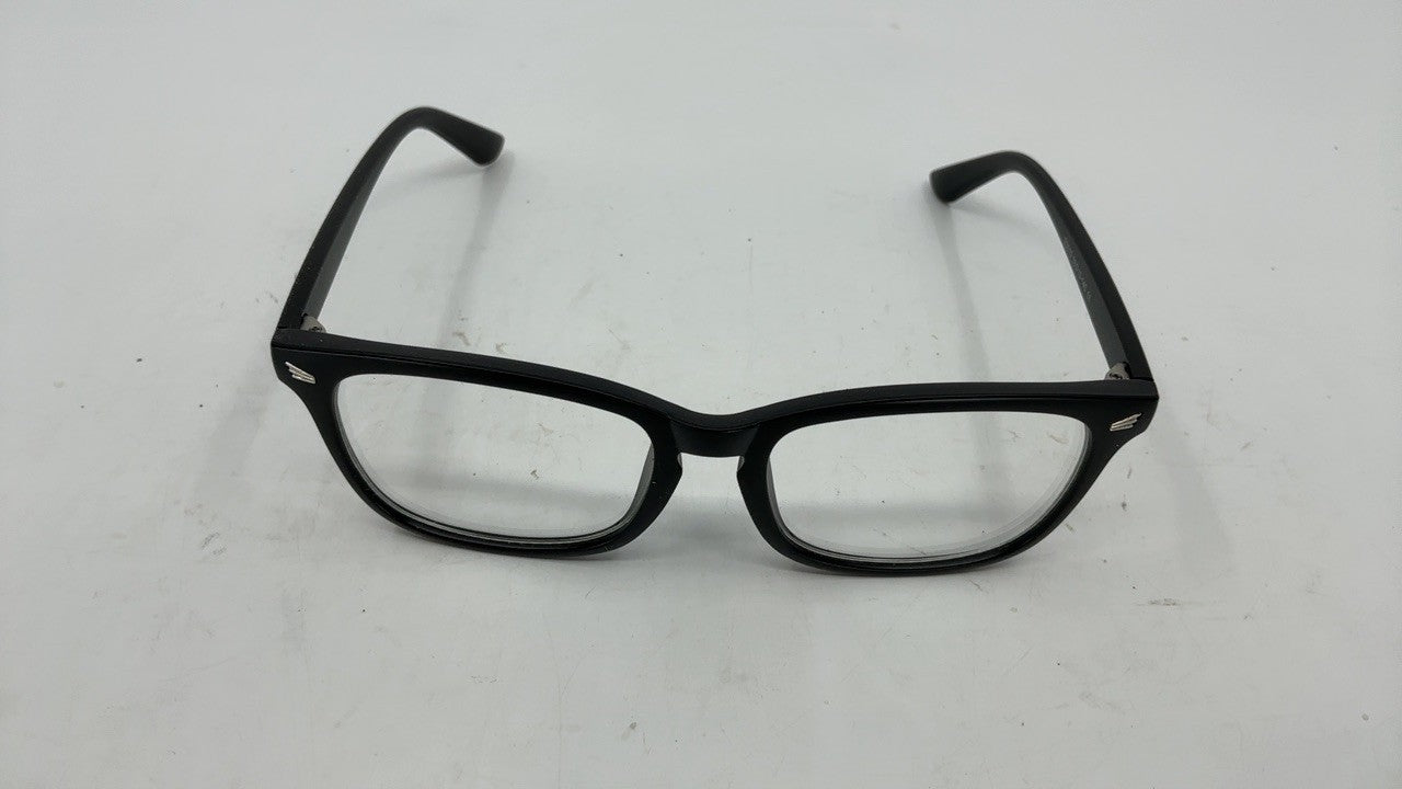 EYLRIM Eyeglass Frame A2 Matte Black Clear Lens Non Prescription