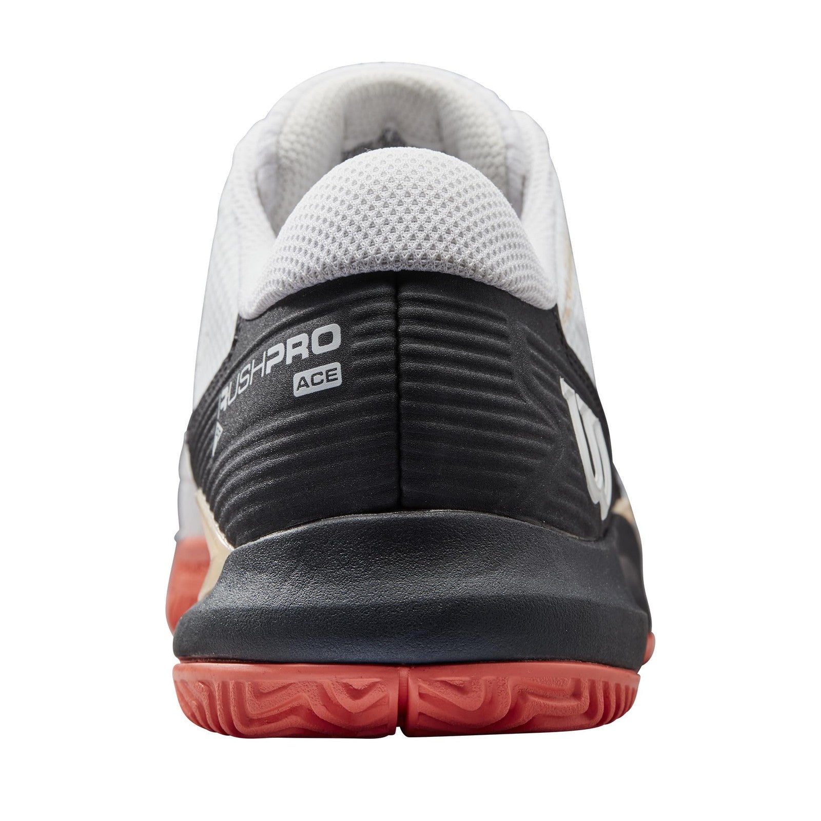 Rush Pro Ace Women's Pickleball Shoes 9.5 White/Black/Living Coral