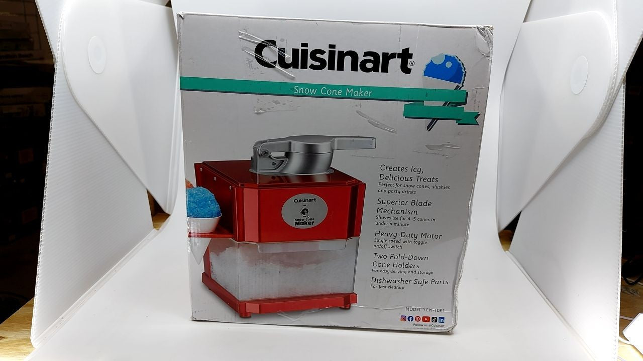 20 Oz. Red Countertop Snow Cone Machine