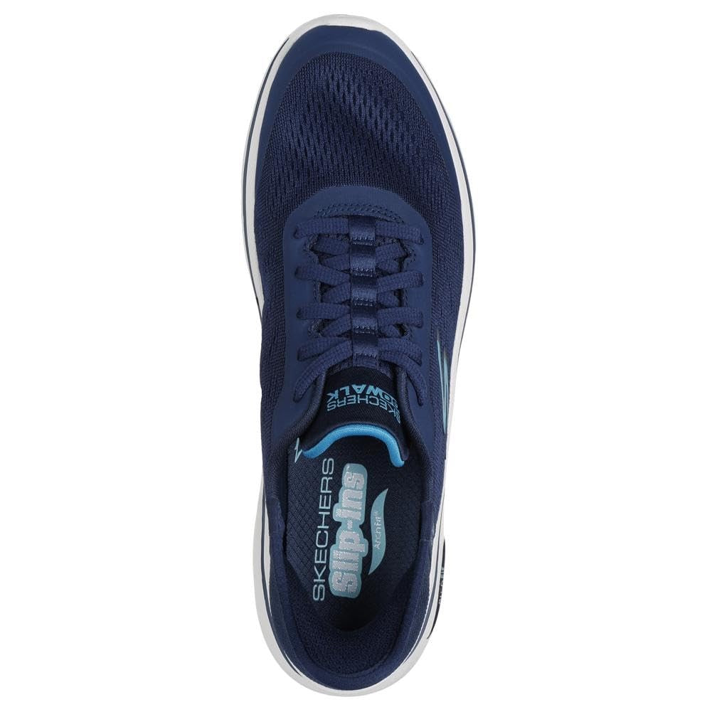 Skechers Go Walk Arch Fit 2.0 Slip-Ins Sneakers, Navy/Aqua, Size 7