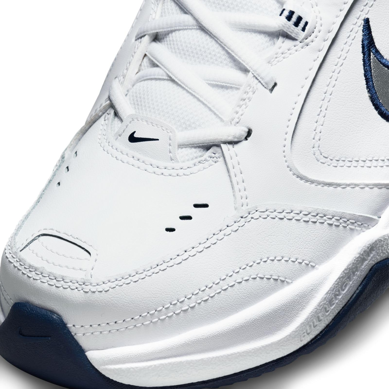 Nike Men's Air Monarch IV D Training Shoes, White/Navy, 10.5 M