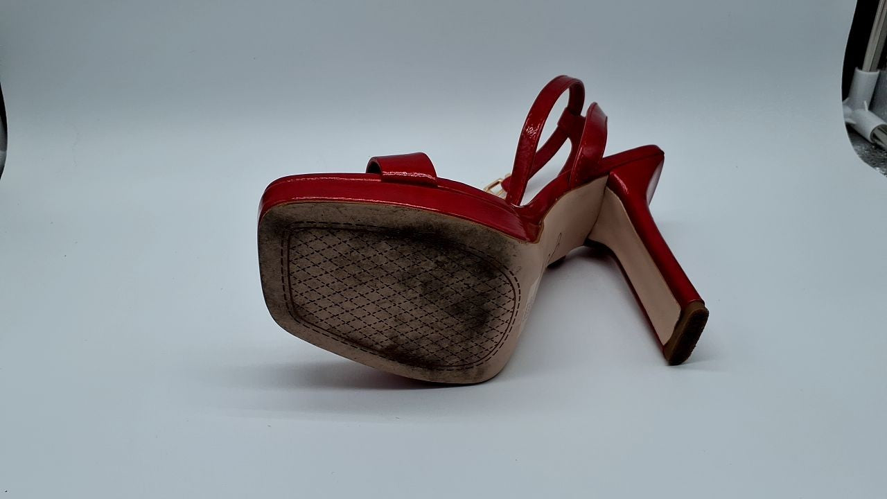 Jessica Simpson Adonia High Heel Sandal, Red Muse, 6.5