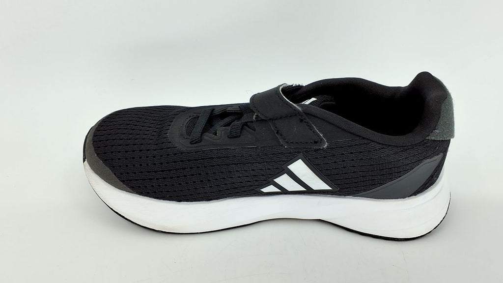 adidas Duramo SL Elastic Lace Sneakers, Core Black/White, Size 1 Kid