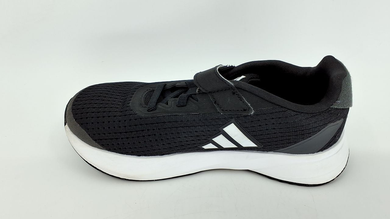 adidas Duramo SL Elastic Lace Sneakers, Core Black/White, Size 1 Kid