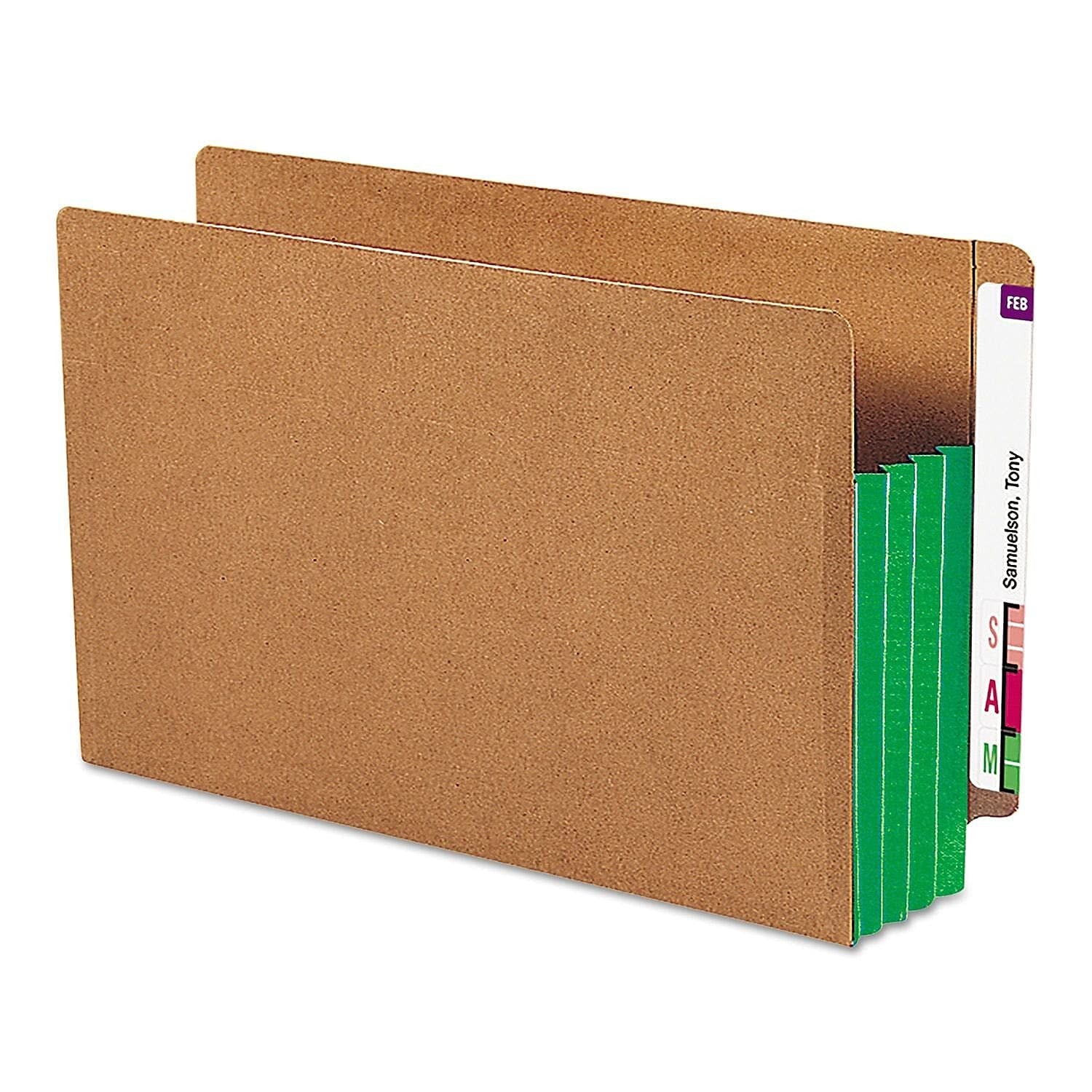 Smead End Tab File Pockets, Extra Wide Legal, 3-1/2" Expansion, 10 Pack