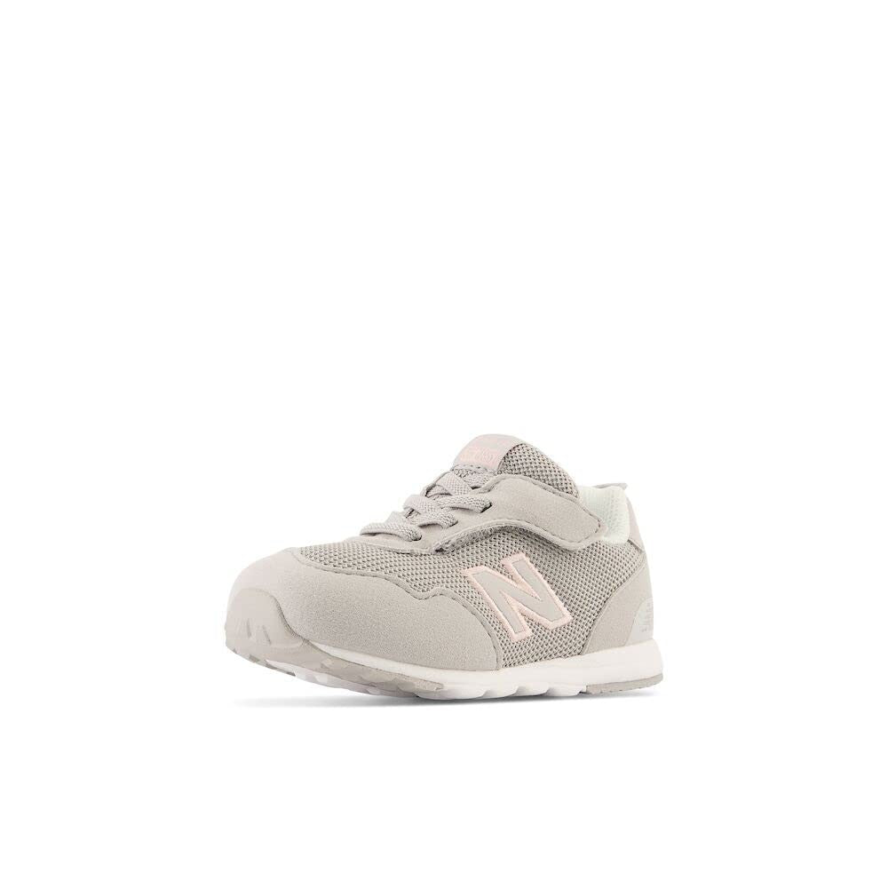 New Balance Kids 515 V1 Sneakers, Rain Cloud/Pink Haze, 8.5 Toddler X-Wide