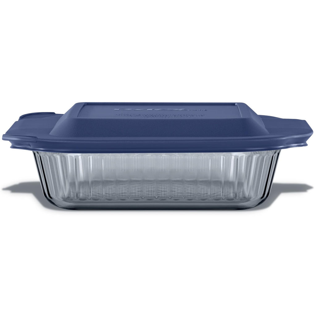 Pyrex 8x8 Oblong Baking Dish w/ Lid, Dishwasher & Microwave Safe