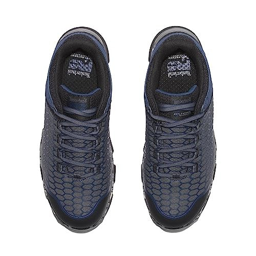 Timberland PRO Powertrain Sport Alloy Safety Toe Work Shoe, Grey/Navy, 11.5