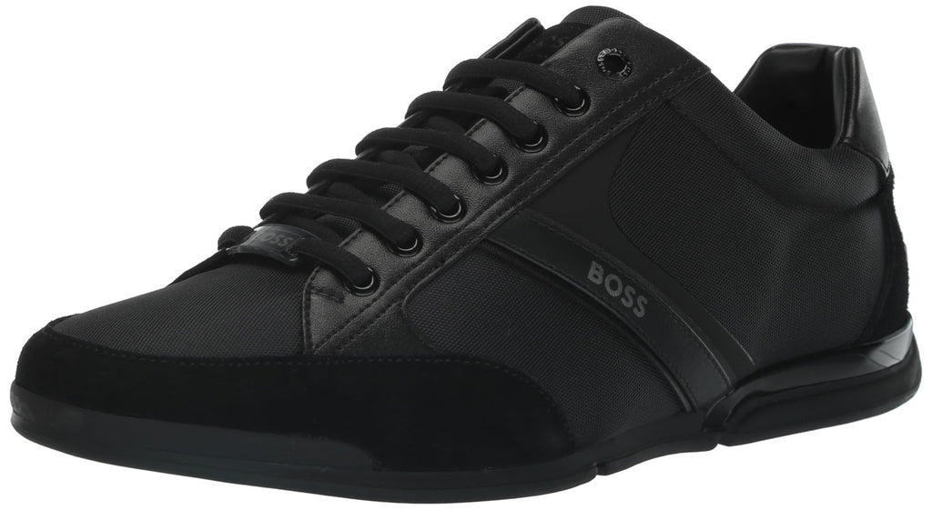 BOSS Black Low Top Sneaker 13 M US Slip Resistant Memory Foam