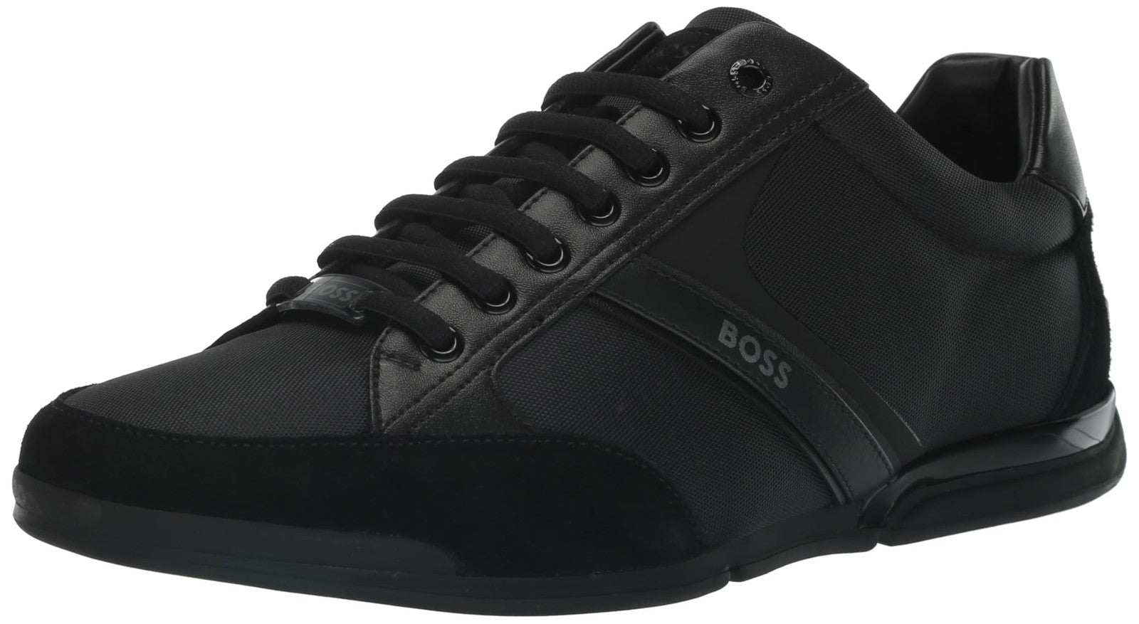 BOSS Black Low Top Sneaker 13 M US Slip Resistant Memory Foam