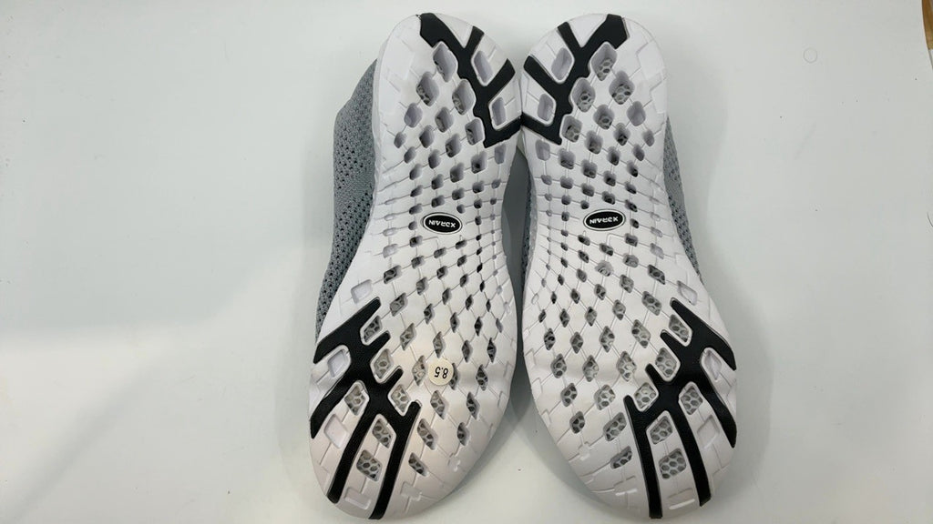 KOLILI 8.5 Slip-On Aqua Water Shoes Quick Dry Athletic Sneakers Lt Gray/Aqua
