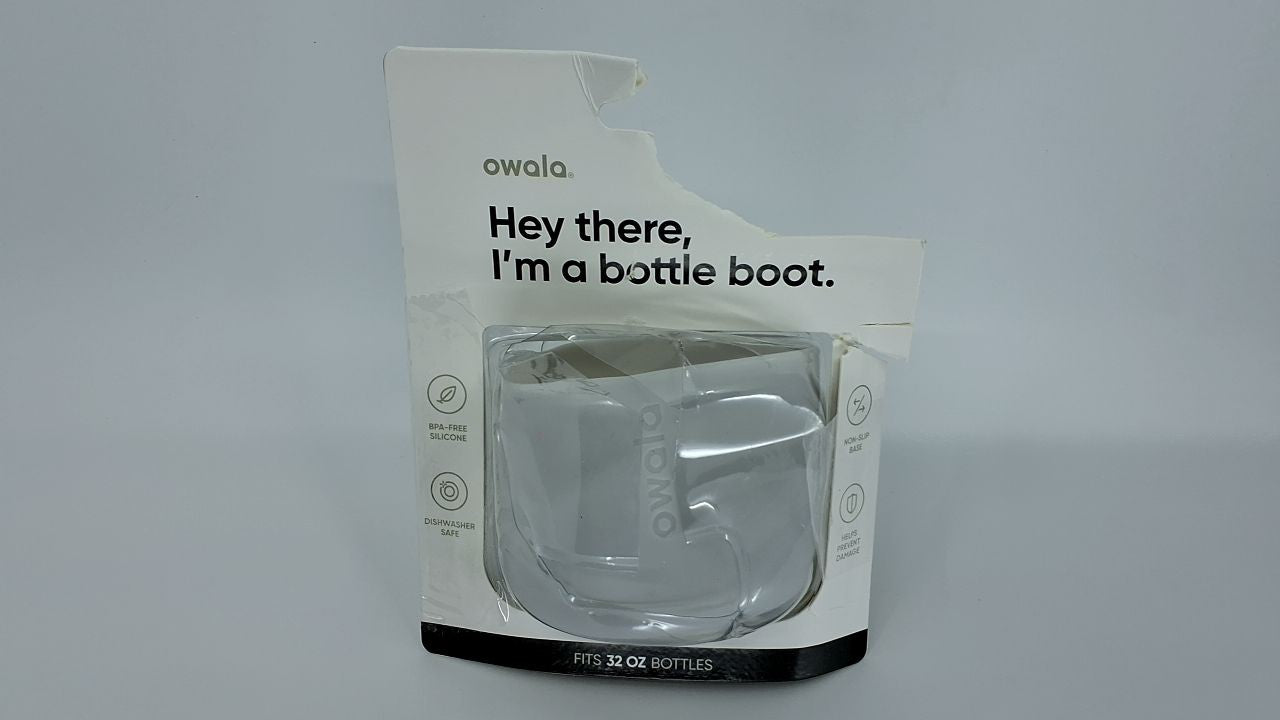 32 Oz Owala Silicone Boot for Stainless Steel Water Bottles Grey