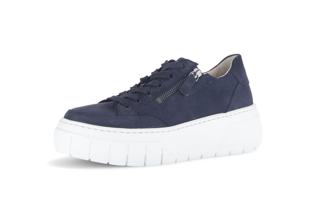 Gabor Women's 53.220 Sneaker, Blue, 9