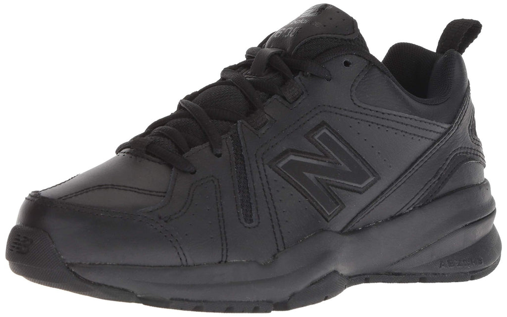 New Balance Women's 608 V5 Casual Comfort Cross Trainer, Black/Black, 12 Wide