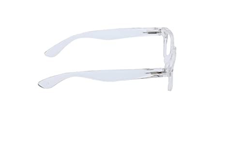 Peepers by PeeperSpecs Clark Blue Light Blocking Reading Glasses, Clear +2.50