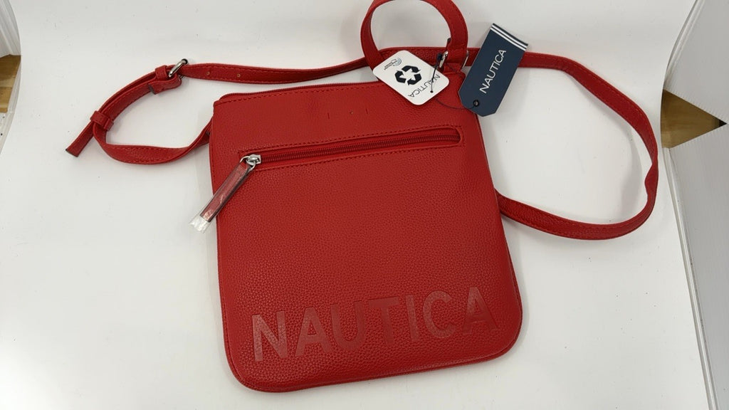 Nautica womens Lakeside Signature Jaquard North South Crossbody Bag