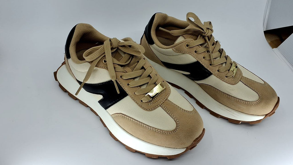 LUCKY STEP Women's Casual Trainers Platform Sneakers Size 8 B(M) US