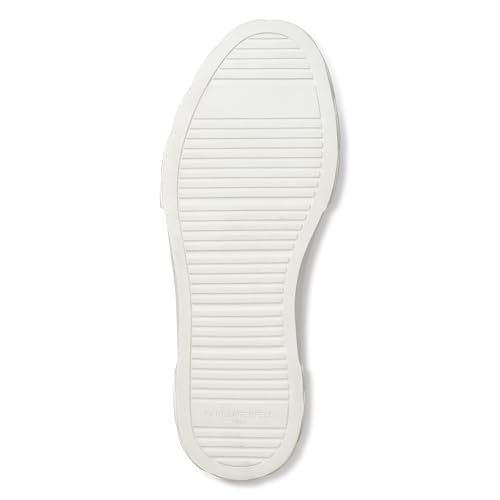 Karl Lagerfeld Paris Men's Logo Rubber Sole Low Top Sneaker, White, 9