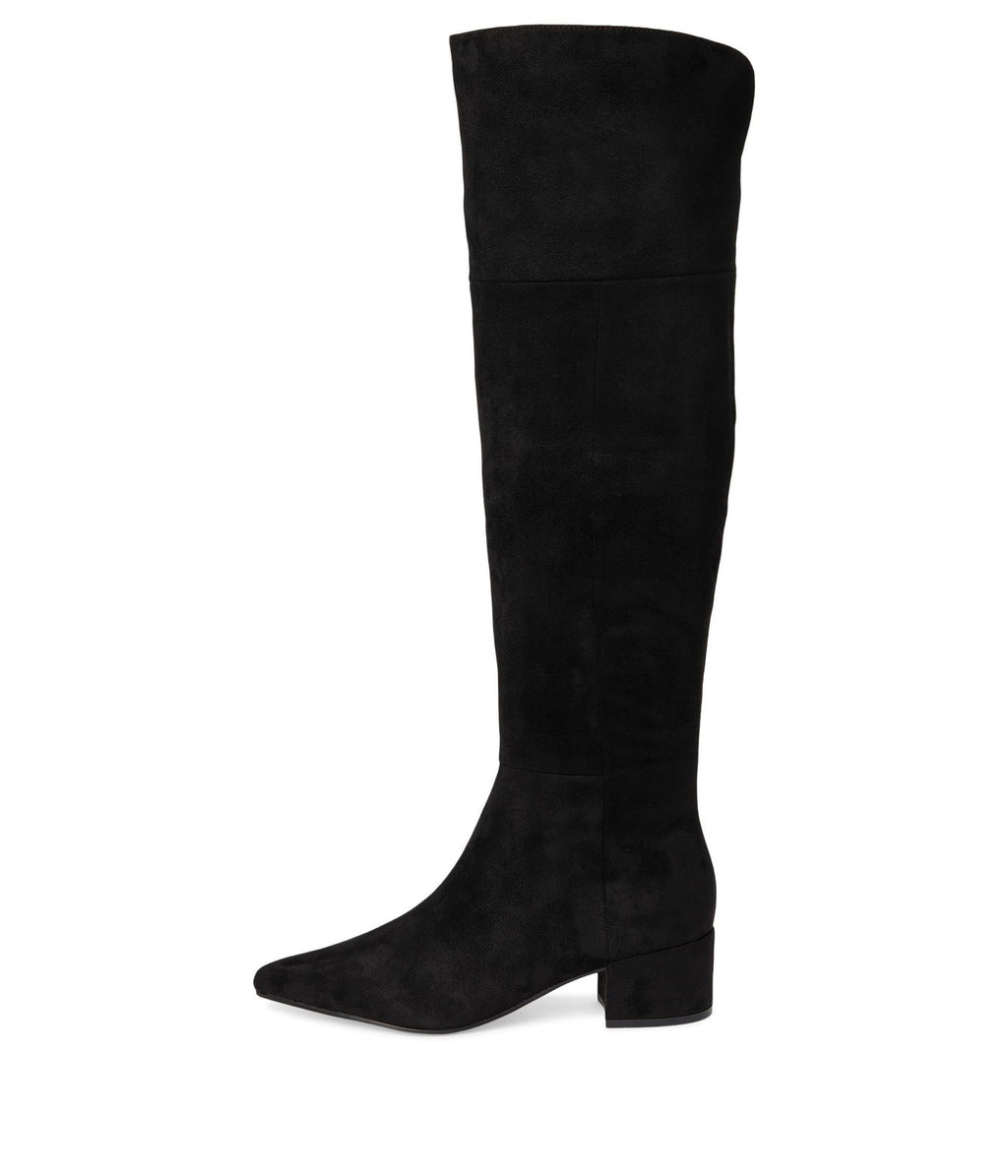Marc Fisher LTD Women's Lottie Over-The-Knee Boot, Black 001, 10