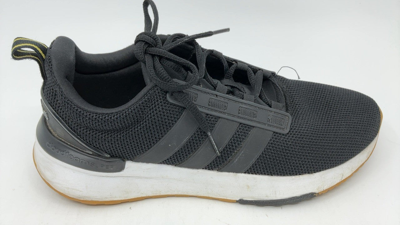 adidas Women's Racer TR21 Running Shoe, Black/Black/Gum, 8.5