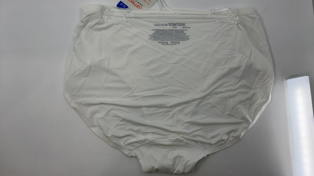 Warner's Smooth It Over Front-Smoothing High Waist Hi-Cut RT9021P White
