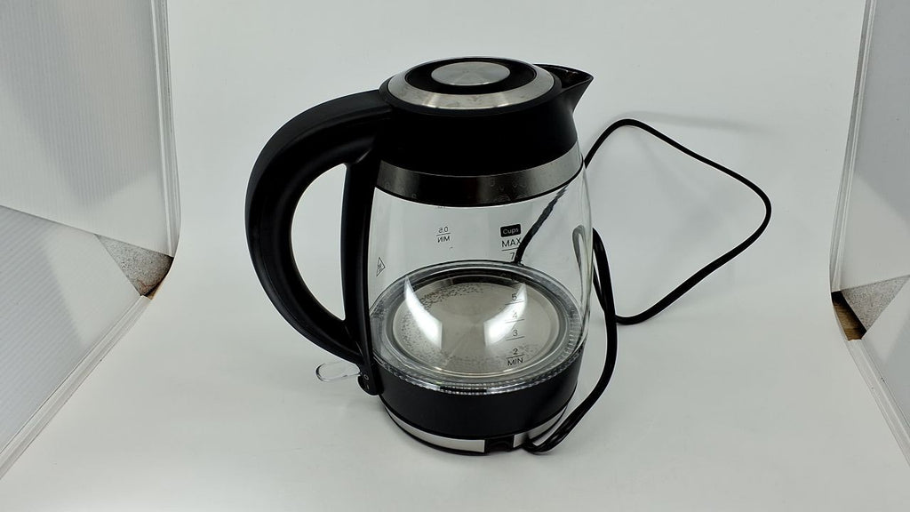 1.8L Chefman Electric Kettle, Hot Water Boiler, Auto Shut Off, Black