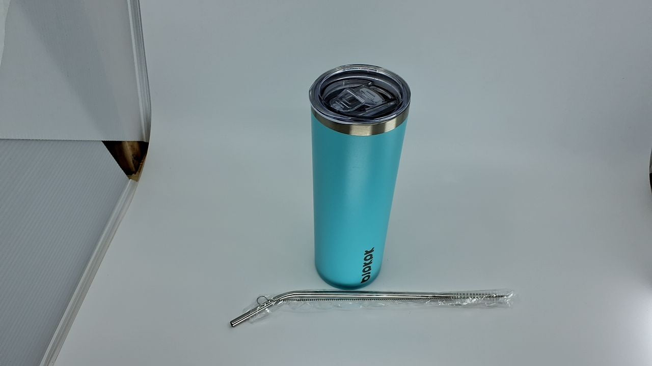 BJPKPK 20oz Stainless Steel Insulated Tumbler Coffee Mug - Turquoise