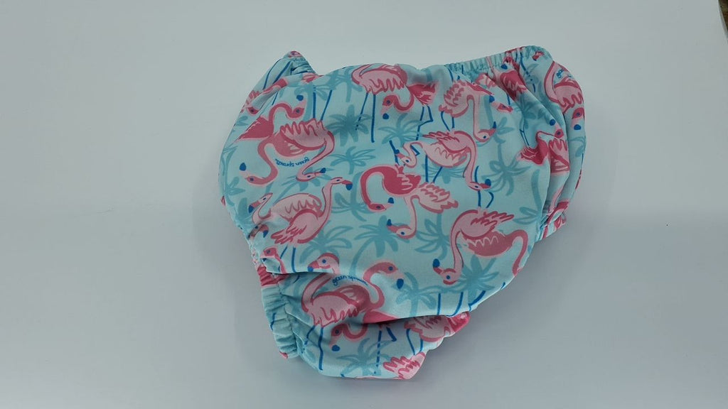 i play. by Green Sprouts Pull-Up Swim Diaper, 2-3T, Aqua Palm