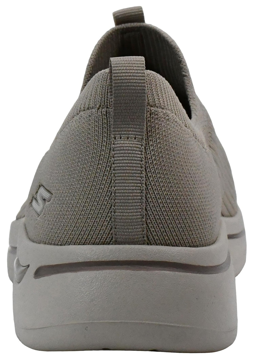 Skechers Women's Go Walk Arch Fit Iconic Sneaker, Taupe, 7.5