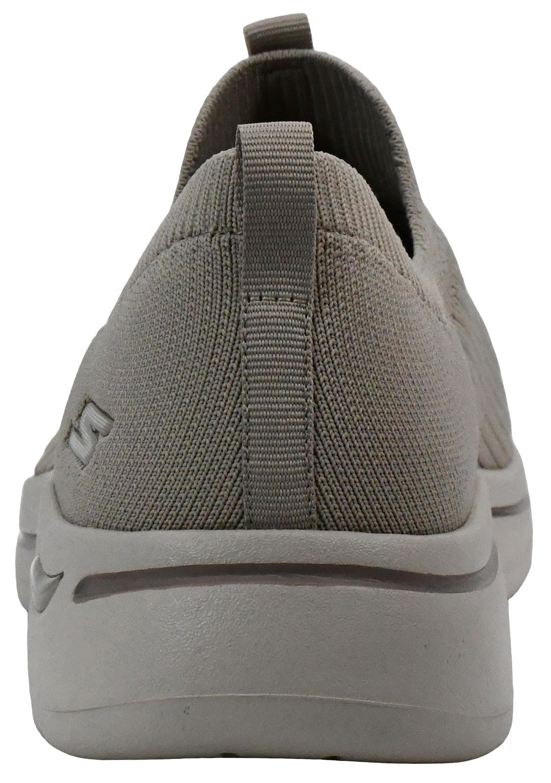 Skechers Women's Go Walk Arch Fit Iconic Sneaker, Taupe, 7.5