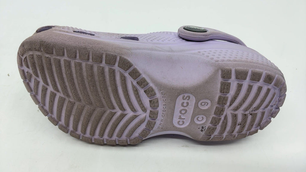 Crocs Unisex-Child Classic Clogs, Lavender, 9 Toddler