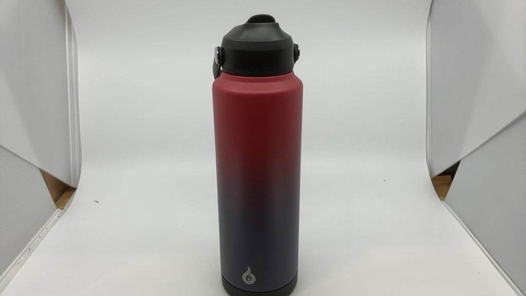 40oz Insulated Water Bottle w/ Straw Lid, Charming Red, BPA Free