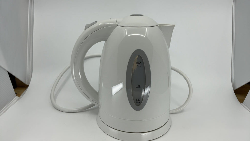 OVENTE KP72W Electric Kettle, 1.7L Fast Boil, White, Boil-Dry Protection