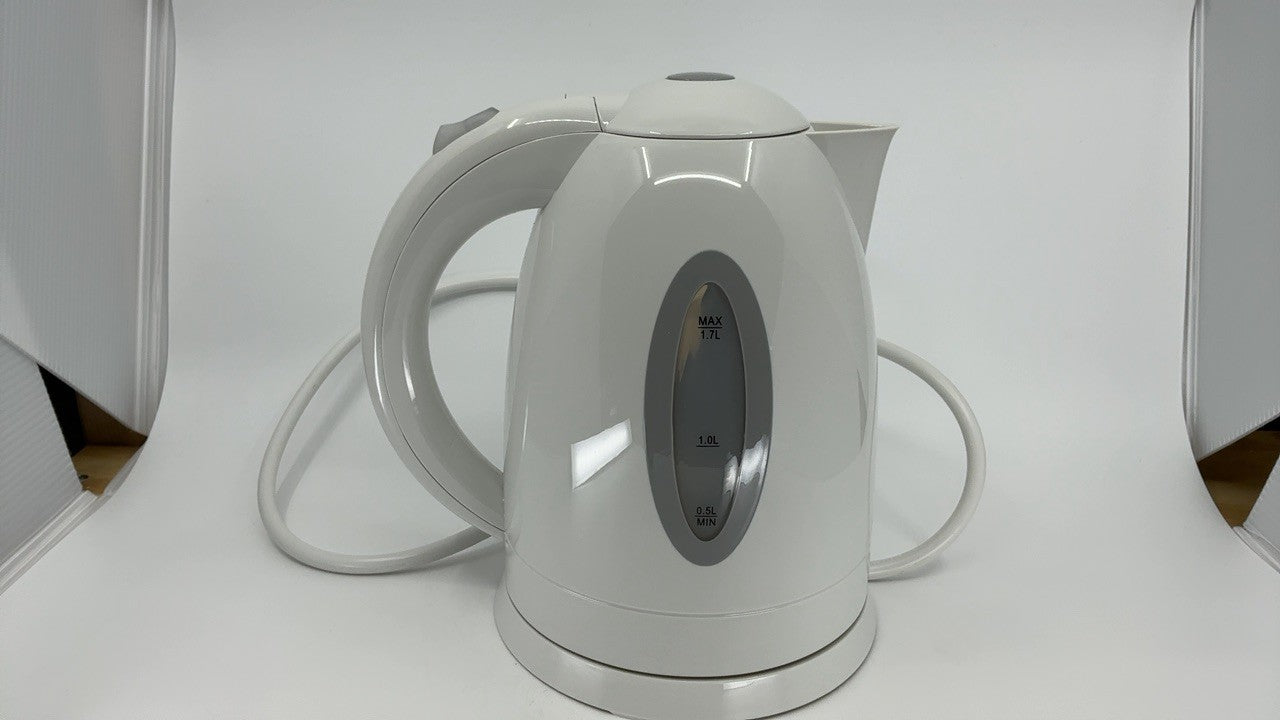 OVENTE KP72W Electric Kettle, 1.7L Fast Boil, White, Boil-Dry Protection