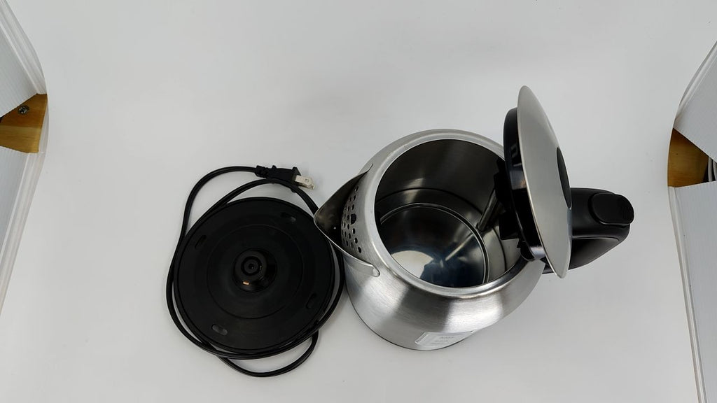1.1L Electric Tea Kettle, Stainless Steel, Auto Shut-Off, Boil Dry Protection