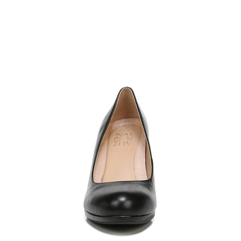Naturalizer Womens Michelle Pump Black Leather 10 W