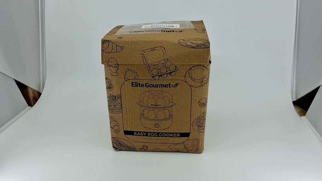 Elite Gourmet EGC1215M 14-Egg Cooker, Stainless Steel, Auto Shut-Off