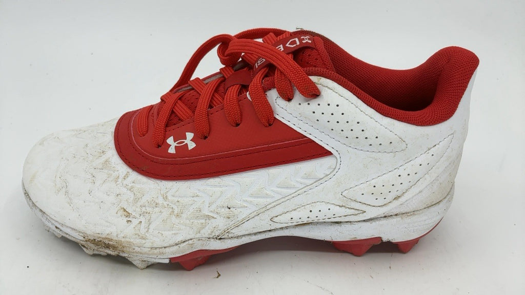Under Armour Boys' Leadoff Low RM JR 3.0, (600) Red/White/Red, 4.5, US