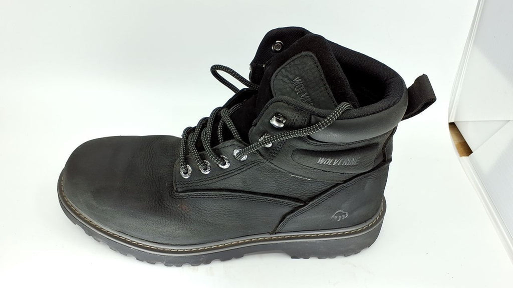 Wolverine Men's Floorhand 6" Waterproof Boot, Black, 10.5 3E