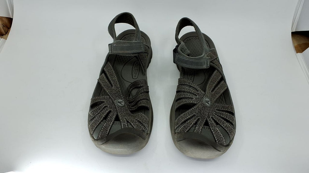 Women's Rose Casual Closed Toe Sandals, Gargoyle/Raven, 8 US