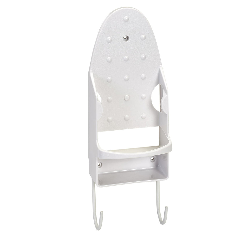 Iron & Ironing Board Wall Organizer - Fits T-Shaped Boards, White
